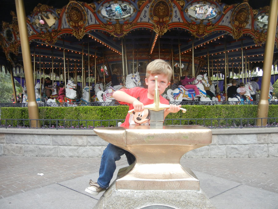 Disneyland Sword in Stone Picture